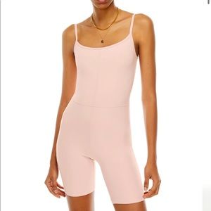 Divinity 7” butter romper in poetic pink in 2xs